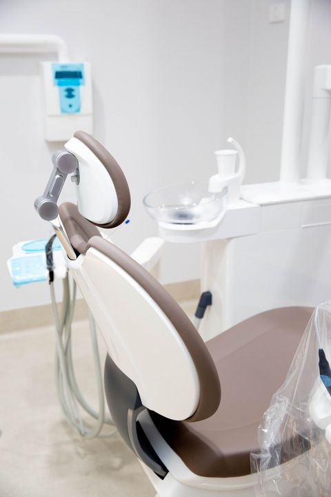 Close view of a dental chair at Y3 Smiles Dental